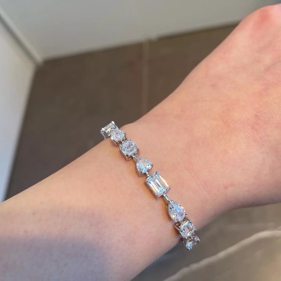 Multi Stone Tennis Bracelet - Picture 10 of 15